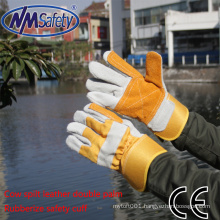 NMSAFETY cheap cow leather work glove